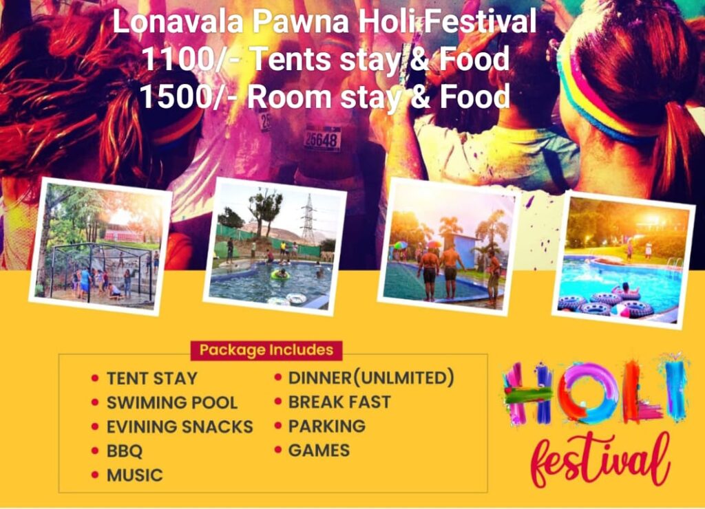 Lonavala Pawna Holi Festival